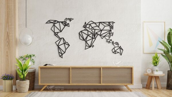 World Map Geometric - Image 4