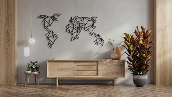 World Map Geometric - Image 2